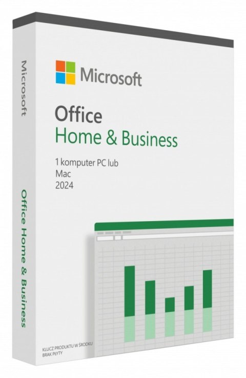 Office Home & Business 2024 PL Win/Mac Box EP2-06675, Zastępuje P/N: T5D-03539 Microsoft