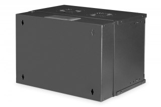 Szafa sieciowa wisząca 19" 7U, SOHO PRO 370 x 540 x 400 mm, nośność 60kg, drzwi szyba, niezłożona, Czarna Digitus