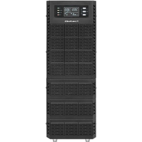 Zasilacz awaryjny UPS 10kVA | 10000W | Power Factor 1.0 | LCD | EPO | USB | On-line Qoltec