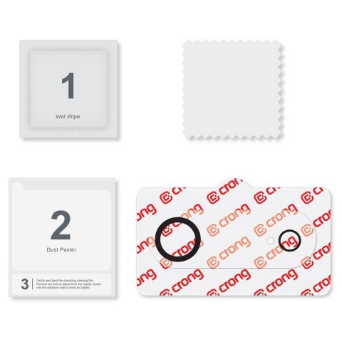 Lens Shield - Szkło na aparat i obiektyw iPhone 17 Air CRONG