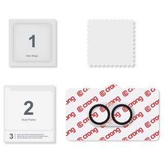 Lens Shield - Szkło na aparat i obiektyw iPhone 17 CRONG