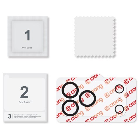 Lens Shield - Szkło na aparat i obiektyw iPhone 17 Pro CRONG