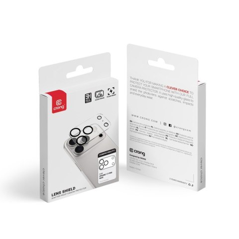 Lens Shield - Szkło na aparat i obiektyw iPhone 17 Pro Max CRONG
