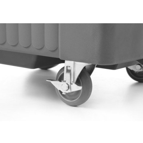 Pojemnik termoizolacyjny termos do transportu lodu mobilny na kółkach poj. 110L Amer Box