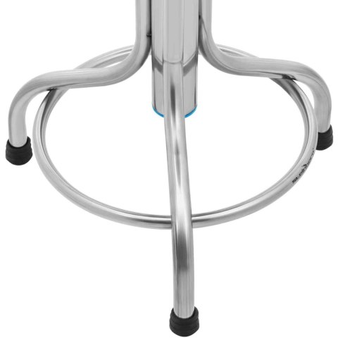 Taboret stołek laboratoryjny warsztatowy ze stali nierdzewnej 45-60 cm do 150 kg Steinberg Systems