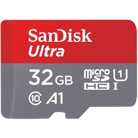 Ultra microSDHC 32GB 120MB/s A1 + Adapter SD SanDisk