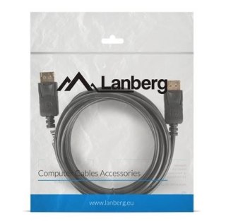 Kabel DisplayPort M/M 4K 3M czarny Lanberg