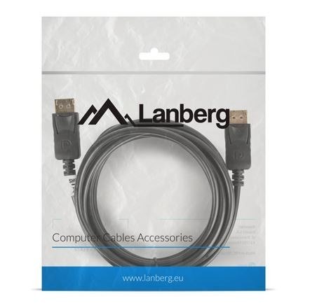 Kabel DisplayPort M/M 4K 3M czarny Lanberg