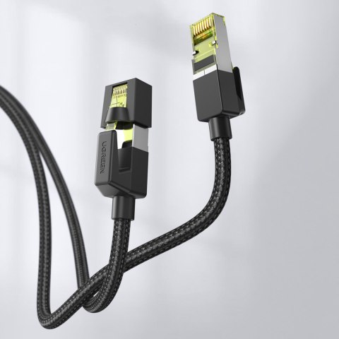 Kabel przewód patchcord Ethernet RJ45 Cat 7 10 Gbps 3m - czarny UGREEN