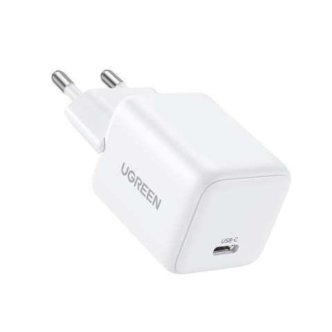 Ładowarka sieciowa X513 GaN USB-C 30W z kablem USB-C 1m - biała UGREEN