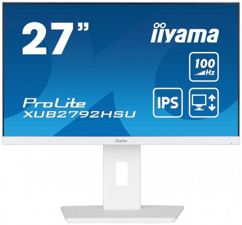 Monitor 27 cali ProLite XUB2792HSU-W6 IPS,HDMI,DP,100Hz,SLIM,4xUSB3.2,PIVOT, HAS(150mm),2x2W IIYAMA