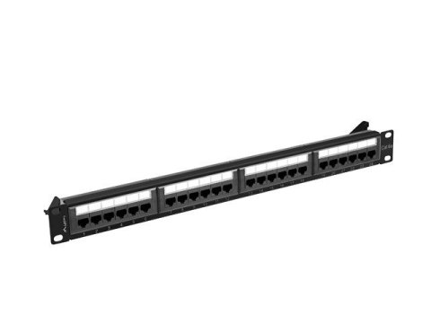 Patchpanel 24 port 1U KAT6A PPUA-1024-B Czarny Lanberg