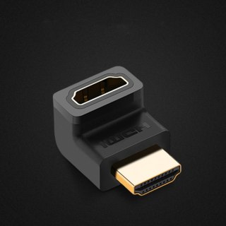 Wtyczka kątowa przejściówka do gniazda HDMI czarny UGREEN