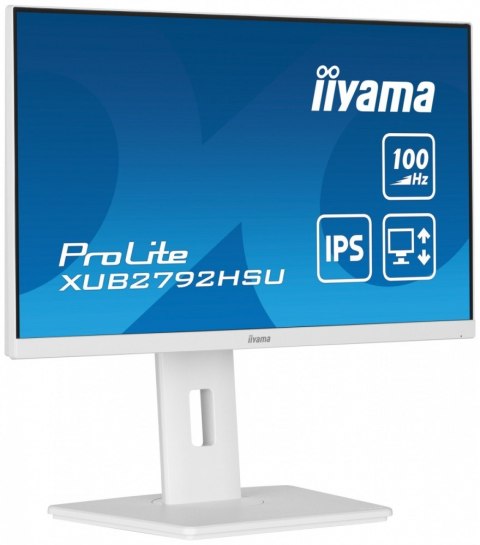 Monitor 27 cali ProLite XUB2792HSU-W6 IPS,HDMI,DP,100Hz,SLIM,4xUSB3.2,PIVOT, HAS(150mm),2x2W IIYAMA