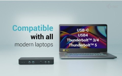 Stacja dokująca USB-C Intelligent Triple Display Docking Station Power Delivery 100W I-tec
