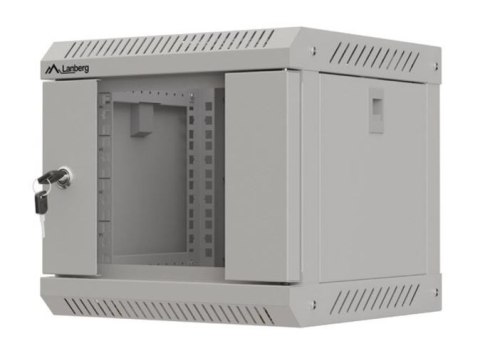 Szafa instalacyjna rack wisząca 10 cali 4U 300x300 szara Lanberg