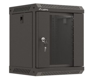 Szafa instalacyjna rack wisząca 10 cali 6U 300x300 czarna Lanberg