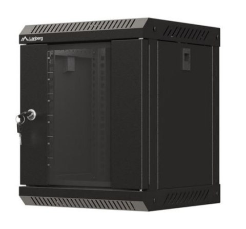 Szafa instalacyjna rack wisząca 10 cali 6U 300x300 czarna Lanberg