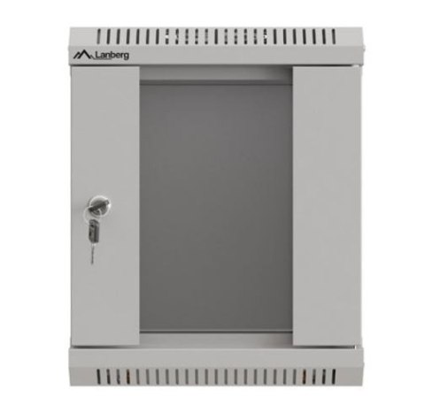 Szafa instalacyjna rack wisząca 10 cali 6U 300x300 szara Lanberg