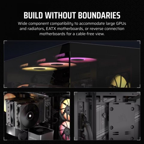 Obudowa 3500X TG Mid-Tower czarna Corsair