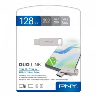 Pendrive 128GB USB 3.2 Duo-Link P-FDI128DULINKTYC-GE PNY