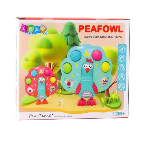 Zabawka Sensoryczna Pop-It Paw Obrotowe Kulki Dźwięk Kolorowy LEAN Toys