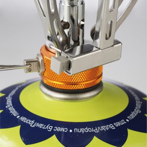 Kuchenka turystyczna na kartusze gazowe 7/16'' TWIST piezo zapalnik 4.5 kW MEVA