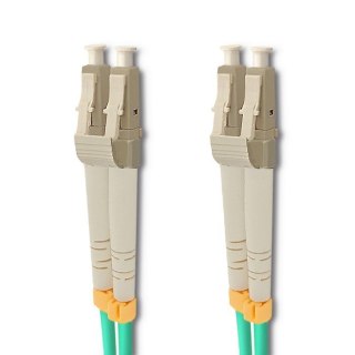 Patchcord światłowodowy LC/UPC-LC/UPC | MM | 50/125 | OM3 | 3m Qoltec