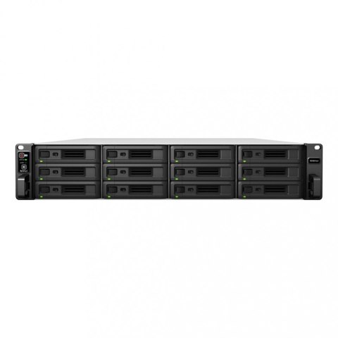 Serwer NAS RS3621xs+ 12x0HDD 8GB 4x1GbE 2x10GbE 2xUSB3.2 Synology