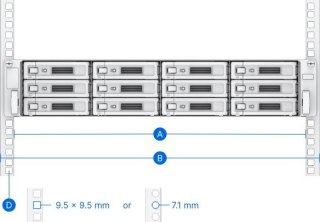 Zestaw szyn rack Rail Kit RKS-02 Synology
