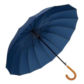 Duży Parasol Automatyczny Pokrowiec Na Ramię 24-Żeberkowy Granatowy 115 cm LEAN