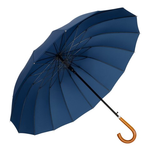 Duży Parasol Automatyczny Pokrowiec Na Ramię 24-Żeberkowy Granatowy 115 cm LEAN