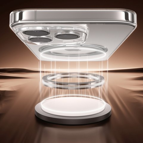 Etui pokrowiec z ringiem-podstawką 360 do iPhone 16 Pro MagSafe - czarne JOYROOM