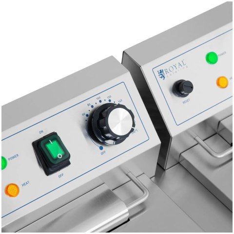 Frytownica podwójna dwukomorowa 2 x 11 l 6000 W Royal Catering