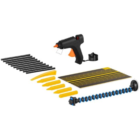 Zestaw naprawczy PDR do usuwania wyciągania wgnieceń w karoserii 85 elementów MSW