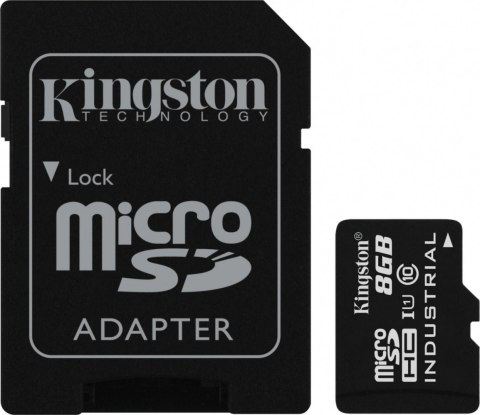 Karta microSD 8GB CL10 UHS-I Industrial Kingston