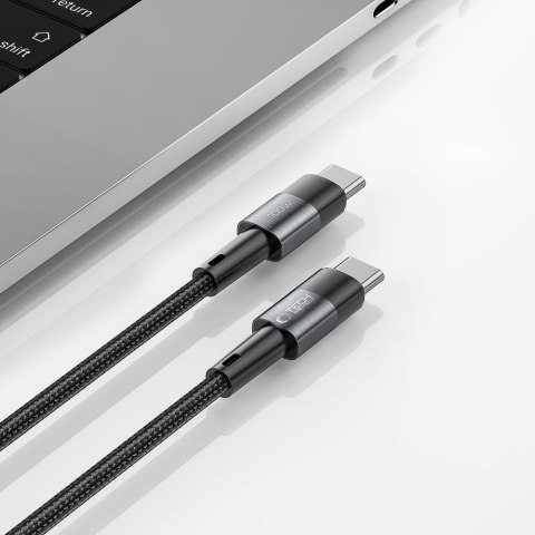 Kabel przewód USB-C PD 100W 5A 3m - szary Tech-Protect