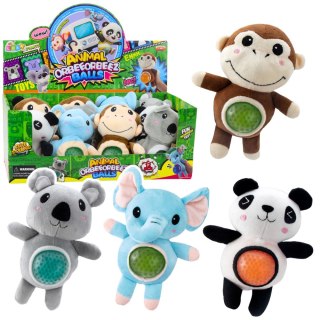 Pluszak Maskotka Do Ściskania Brzuszek Z Kulkami Wodnymi 17cm Mix LEAN Toys