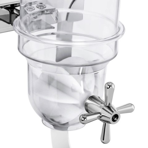 Dozownik dyspenser do płatków ryżu cukierków przezroczysty potrójny 10.5 l Royal Catering