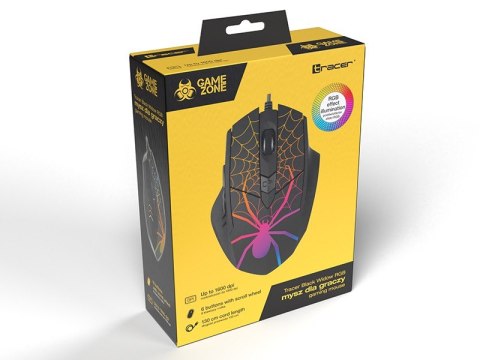 Mysz GAMEZONE Black Widow USB Tracer