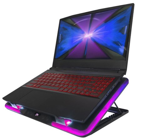 Podstawka chłodząca Gamezone Snowman Pro 17 cali RGB Tracer