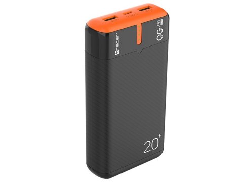 Power bank EnerGen 20000mAh PD+QC3.0 czarno-pomarańczowy Tracer