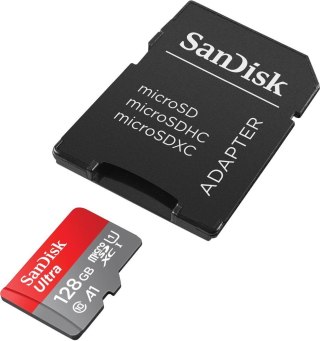 Karta Ultra microSDXC 128GB 140MB/s A1 + Adapter SD SanDisk