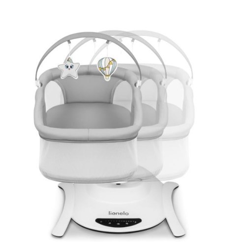 Kołyska bujaczek Bella Set Grey Concrete Lionelo