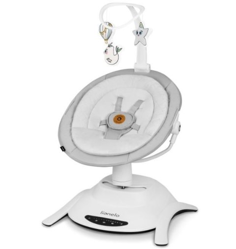 Kołyska bujaczek Bella Set Grey Concrete Lionelo