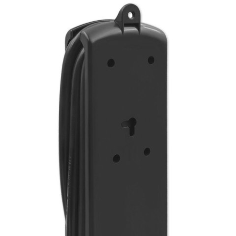 Listwa antyprzepięciowa | 6 gniazd | 3,0m Qoltec