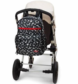 Plecak do wózka Duo Signature Cubes czarny Skip Hop