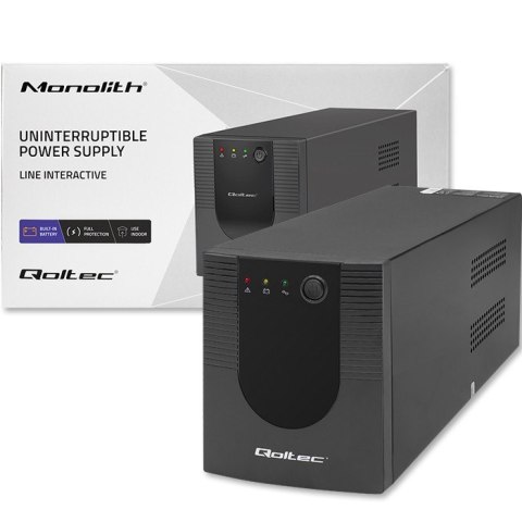 Zasilacz awaryjny UPS | Monolith | 1500VA | 900W Qoltec