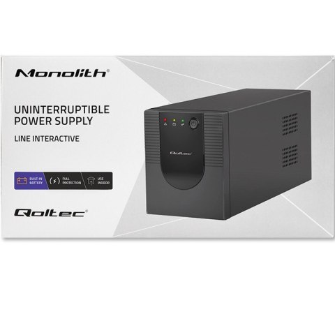 Zasilacz awaryjny UPS | Monolith | 1500VA | 900W Qoltec