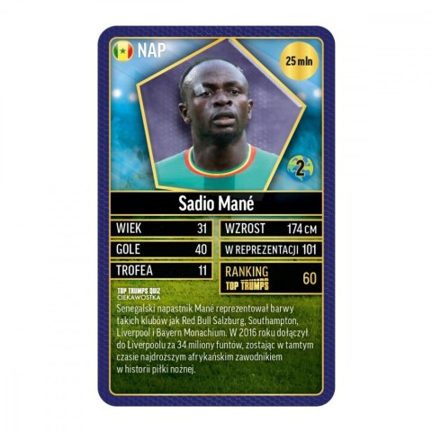 Gra Top Trumps World Football Stars Winning Moves